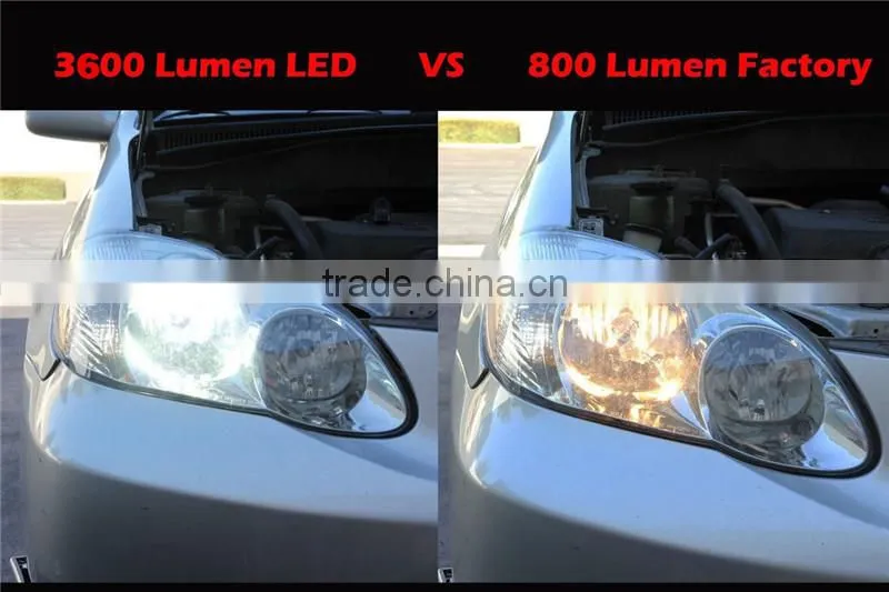 H7 60W 7200LM/Set Auto Kerry LED Headlights Bulb 6000K Lamp All in One