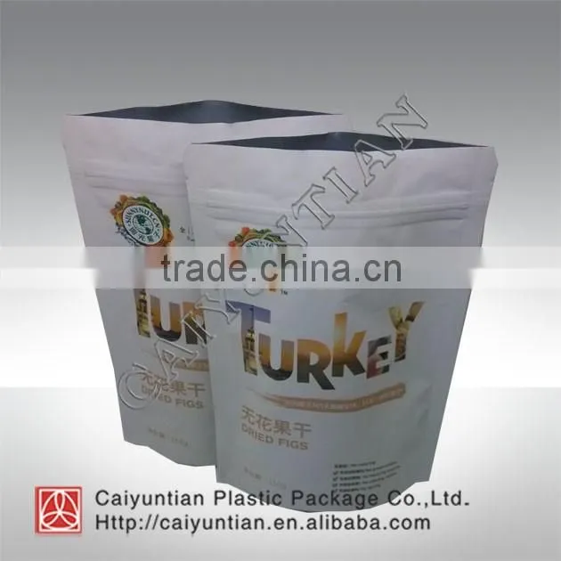 aluminium zipper food packing bag