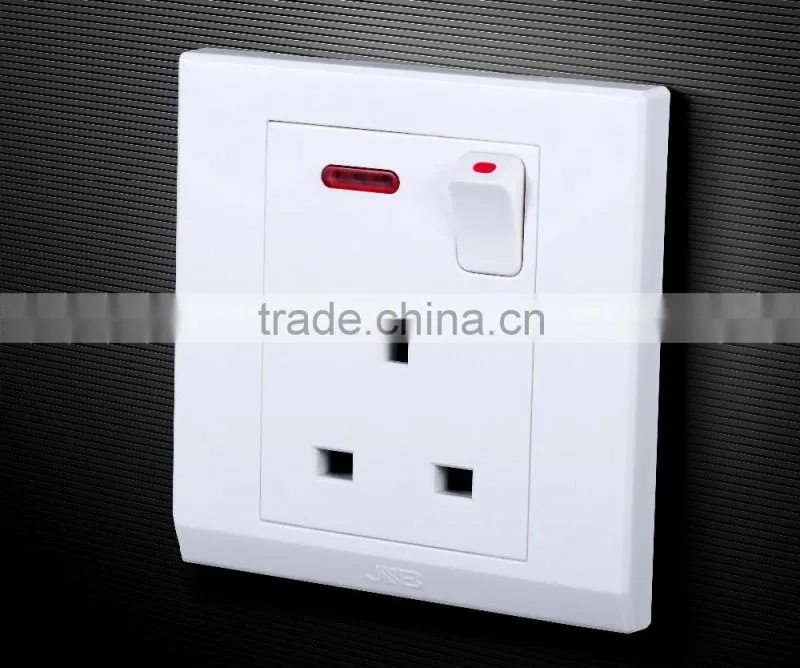 13a waterproof socket, socket switch, switch led