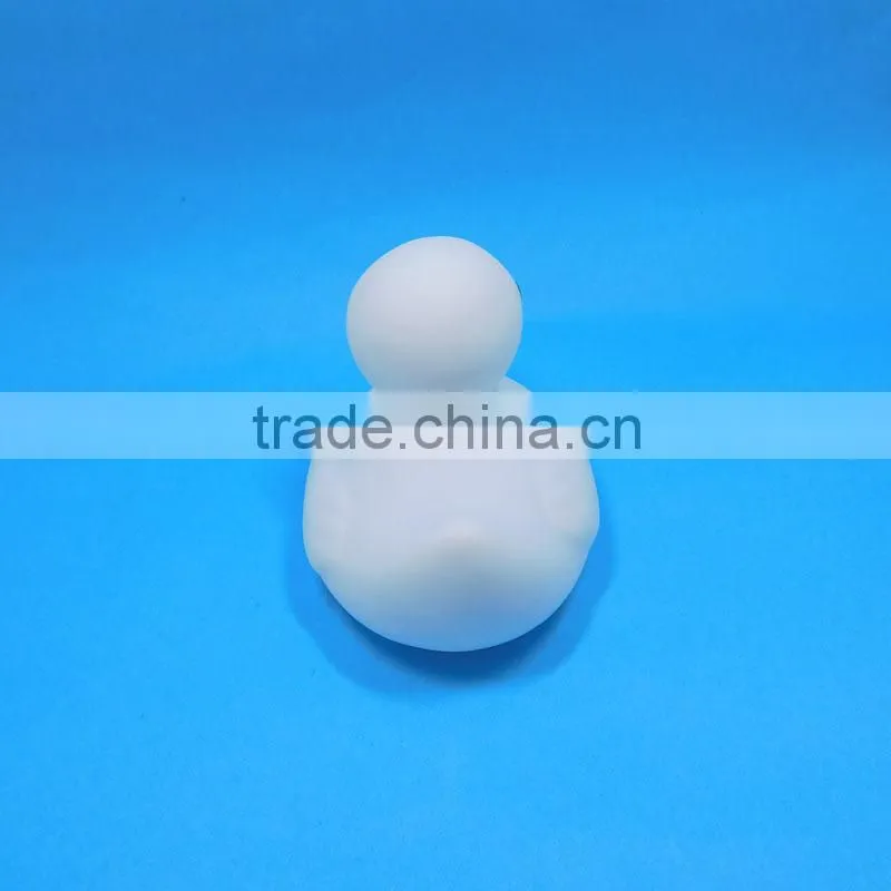 Eco-friendly Flashing Led White Vinyl Duck Toys