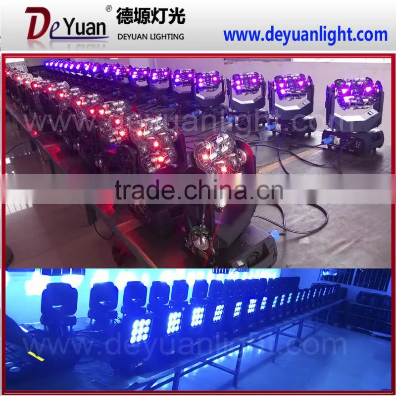 Wedding stage light 9pcs 12W Matrix Moving Head Light, Led Matrix Beam