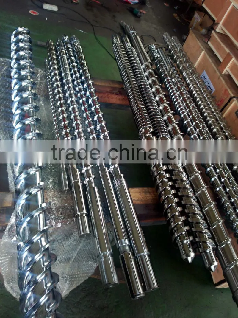 PET screw and barrel for injection molding machine haitian
