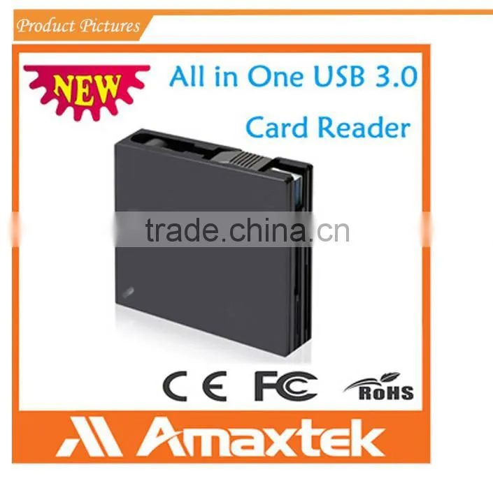 factory price multi USB 3.0 8 slots sd card reader writer