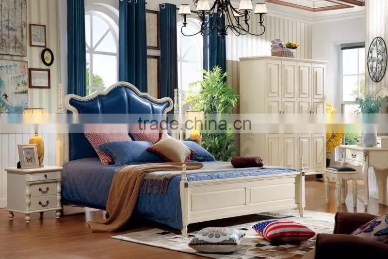 Country side style Korean bedroom set modern design bed room set