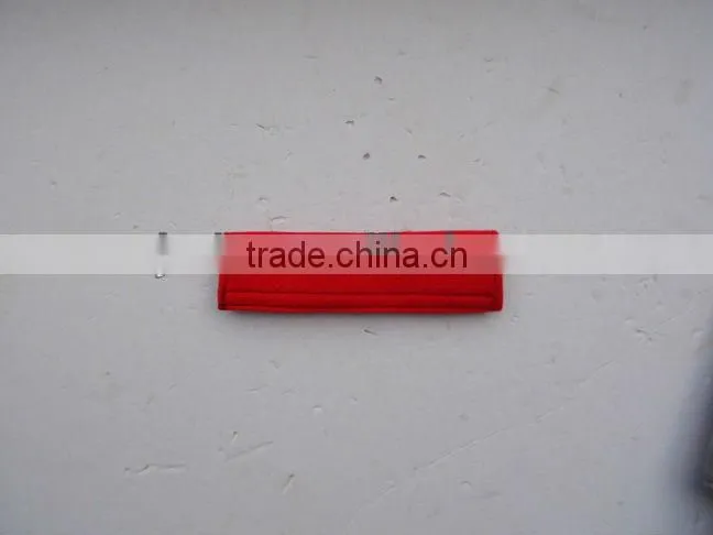 Red seat belt cover
