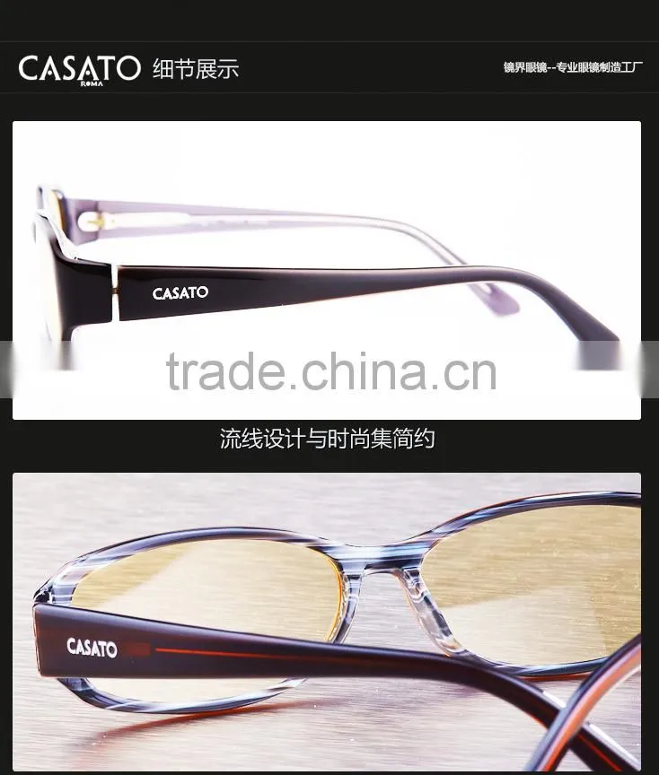 CASATO Anti Fatigue Computer Glasses With Acetate Glasses Frame