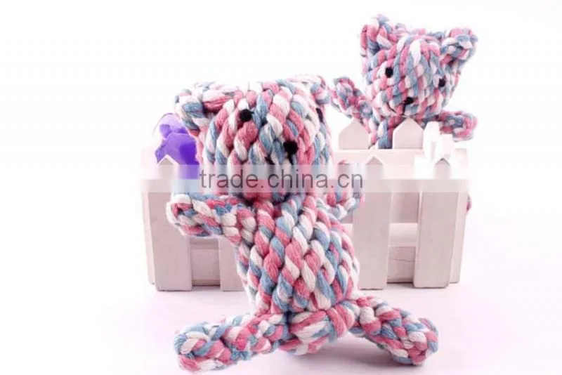 2014 all new sweety bear animal shape cotton pet toys and pet products