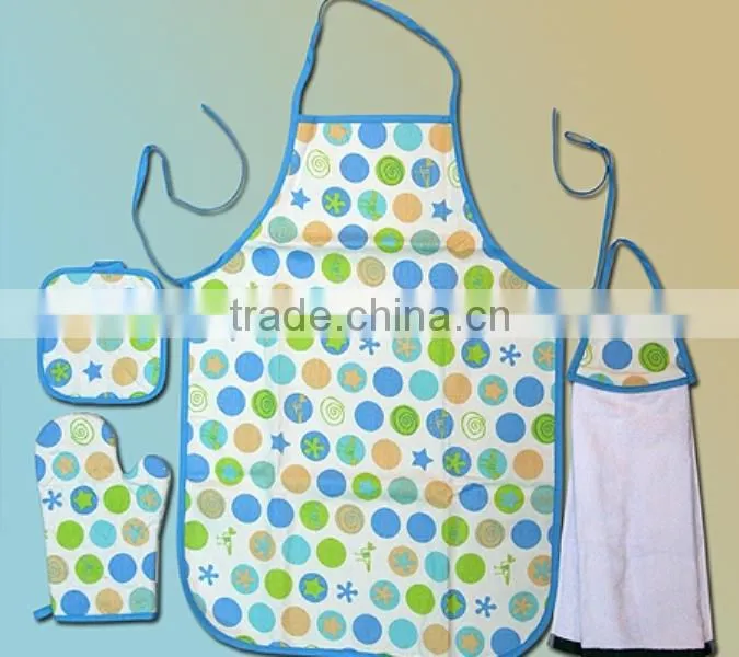 Wholesale washed cheap price cotton material long apron