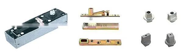Stainless steel one cylinder hot sale floor spring/German style hydraulic floor hinge(DL-75)