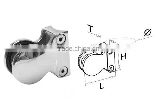 GC-10 stainless steel glass railing clamp/stainless steel glass clips