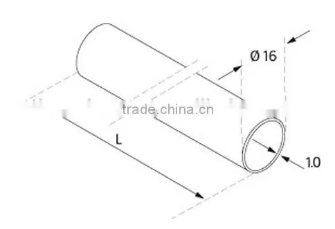 inox pipe 304 astm a312 tp316/316l welded stainless steel pipe