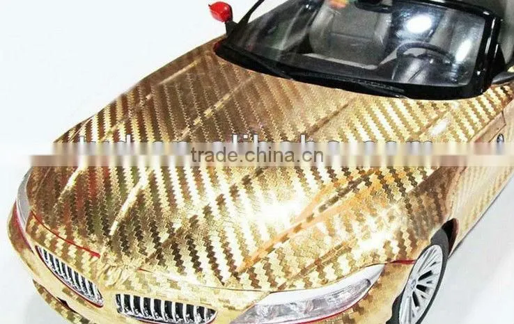 Chrome 3D vinyl, 3D chrome film with size : 1.52*30m red chrome 3D film