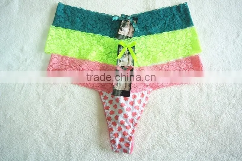 Alibaba Panties Supplier Cotton Sexy Thongs for Women