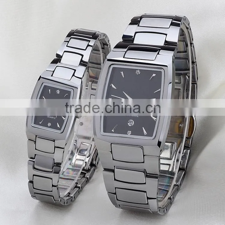 Elegance tungsten watch high quality sapphire glass watch tungsten band watch