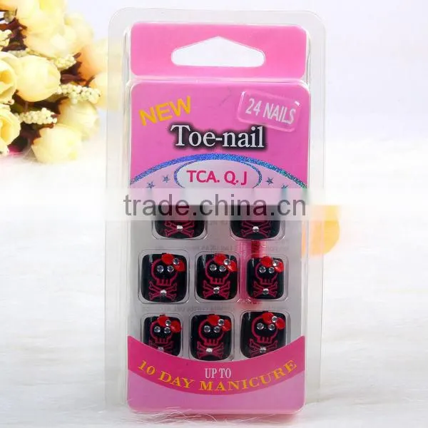 Skull Designed Salon nail tips manufacturer