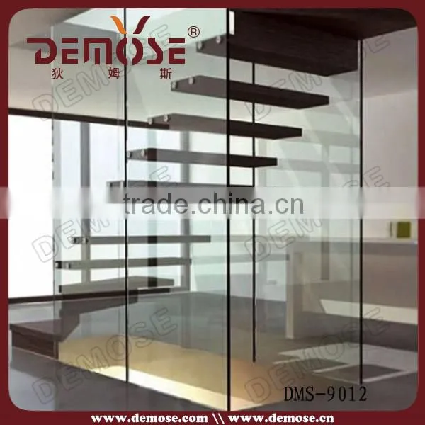 solid wooden indoor stairs design