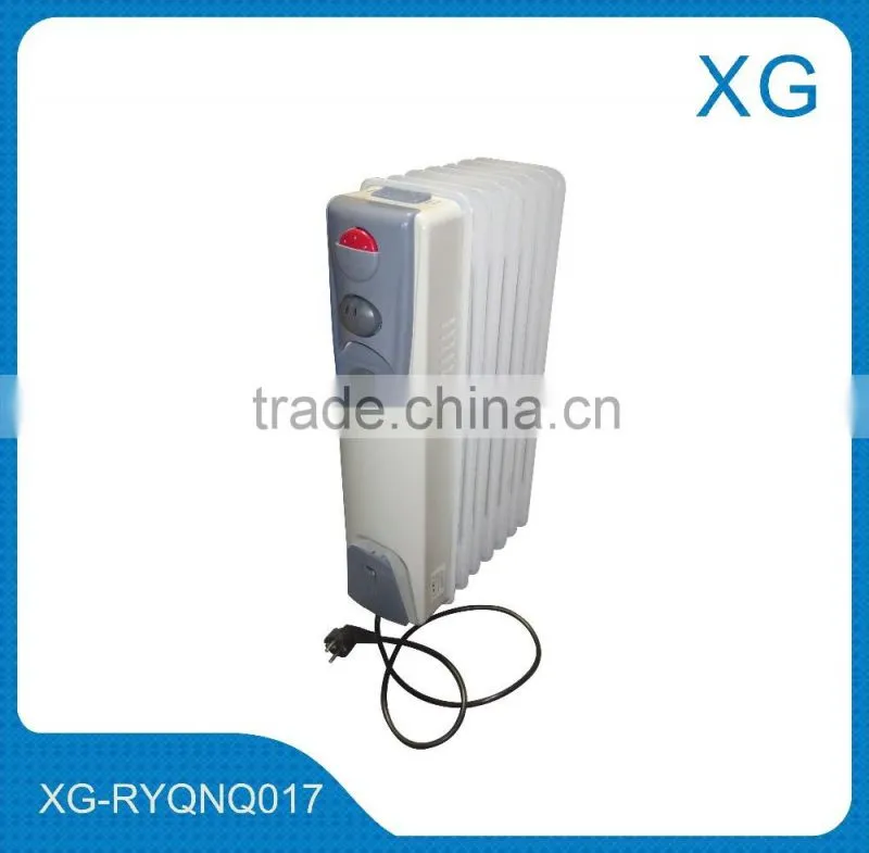 High quality oil filled radiator heater 2500W/9 fins/11 fins gas filled radiator heater 220V