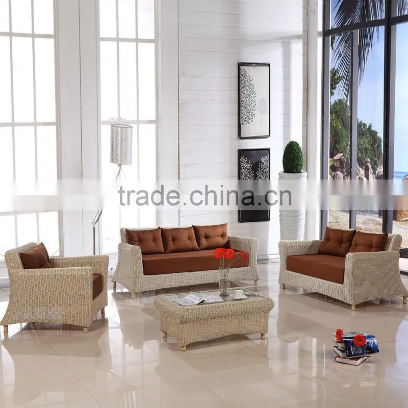 2016 New Design Outdoor Resin Wicker coffee shop sofa set