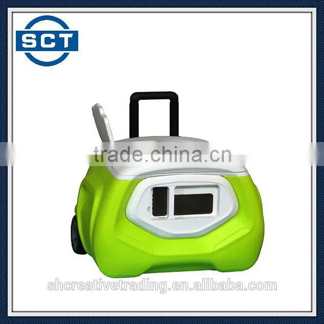 Camping Cooler Box with Bluetooth Speaker 28L Green