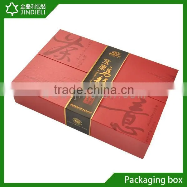 Fancy high quality Chinese paper tea box printing style