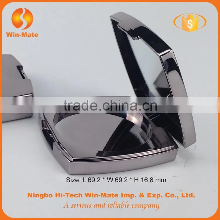 Make your own brand single color durable empty foundation powder case