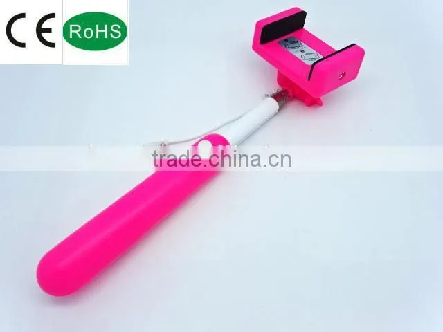 new design Selfie stick with DC3.5mm cable
