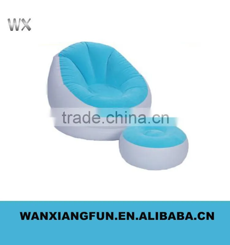 2016 new design inflatable plastic soft sofa and desk inflatable beach sofa inflatable adult chair