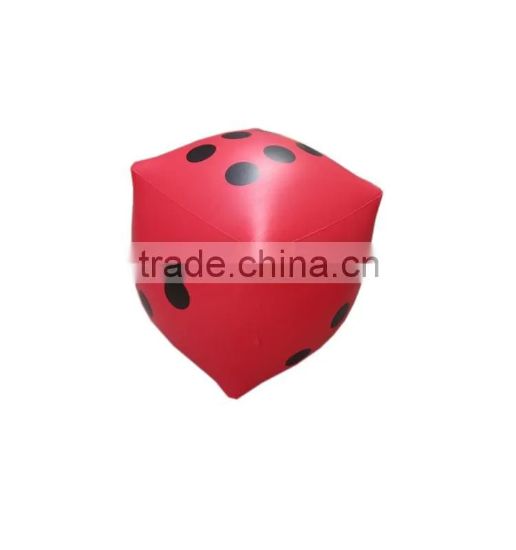 Inflatable colour dice,PVC toys