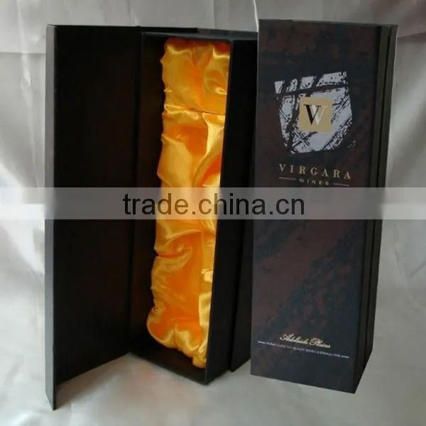 hard paper wine box art paper wine packaging