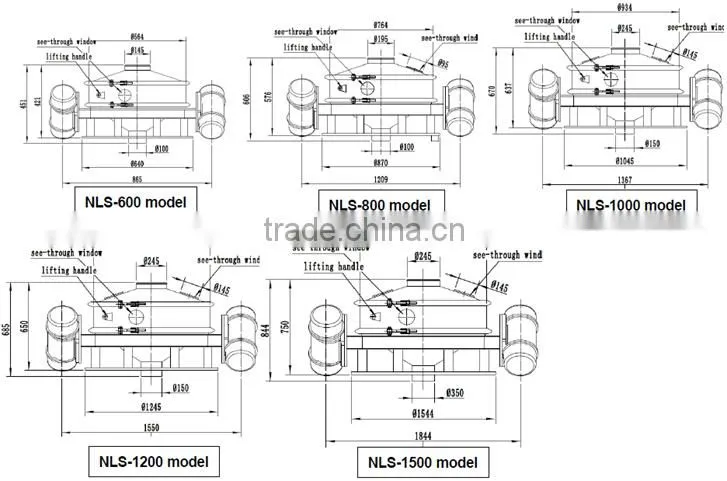 high frequency bran refining screen machine