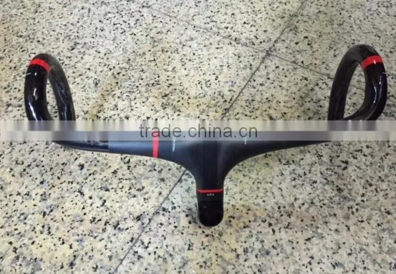 cycling bicycle UD High quality bicycle integrated carbon road handlebar ,famous carbon road bicycle handlebar decal OEM