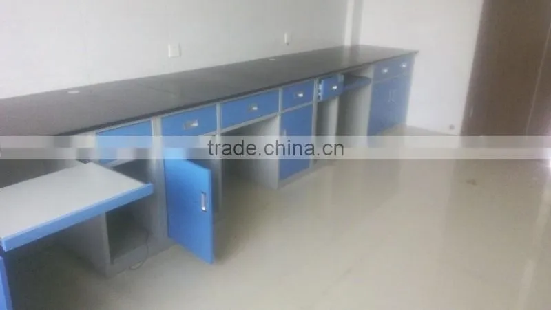 PP material sink + solid brass faucet lab sink table