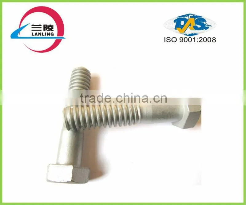 M24 theread high strength railway anchor bolts