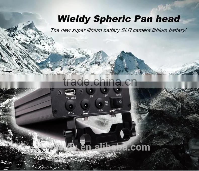 Wieldy super Lithium battery for video camera
