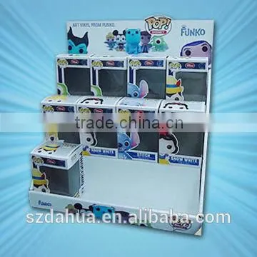 cardboard counter display cartons in display racks