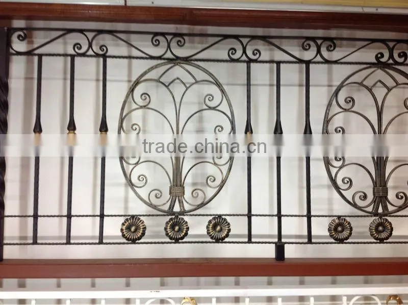 Top-selling rod iron modern design for balcony railing