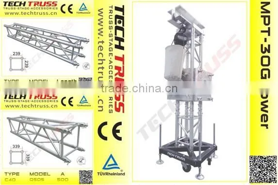 protable goal post support truss