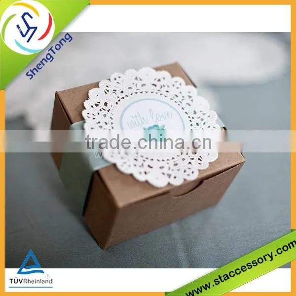 new design high quality brown kraft paper box