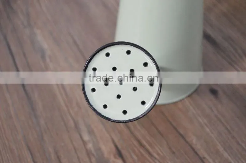 Enamel metal watering can