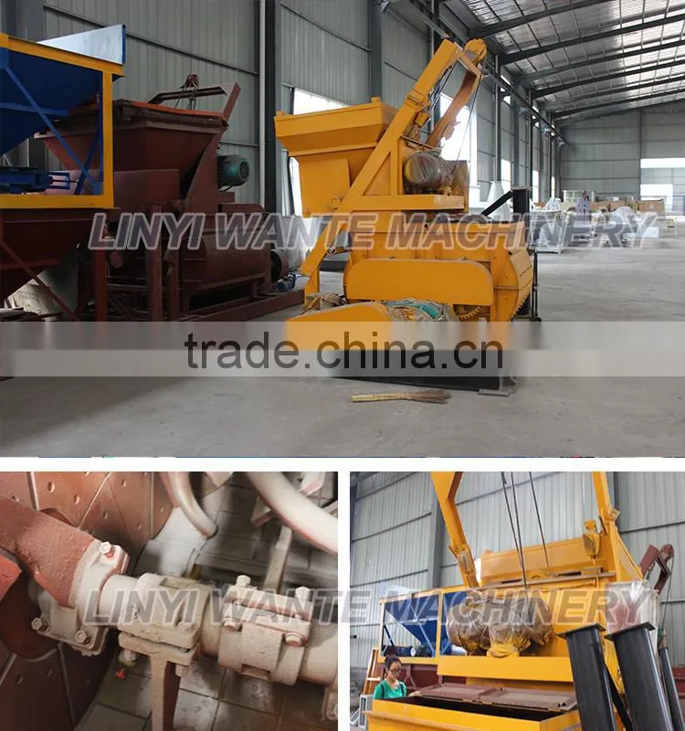 WANTE MACHINERY QT8-15 Fully-auto concrete interlock brick machine line
