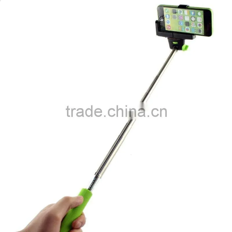 Bluetooth wireless monopod z07-6,Handheld selfie monopod for mobile phone,wireless mobile phone monopod with color box