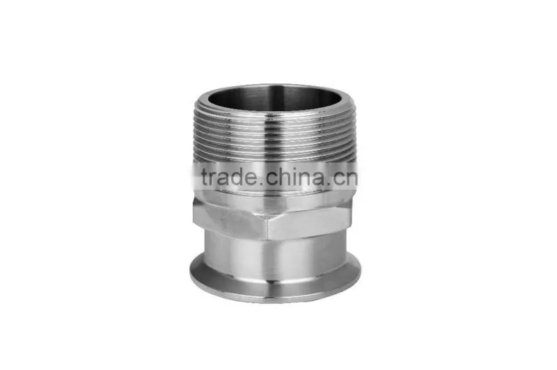 Stainless steel sanitary NPT/BSP male/female adapter/hose adapter/tube adapter