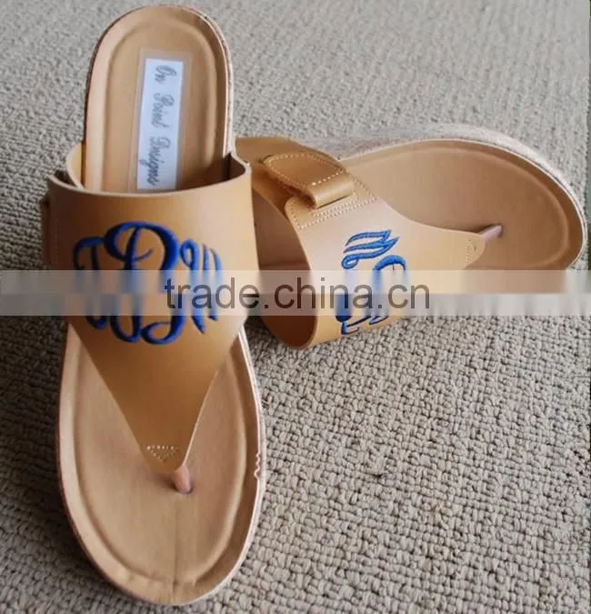 Monogrammed Sandals, Personalized wedges Sandals