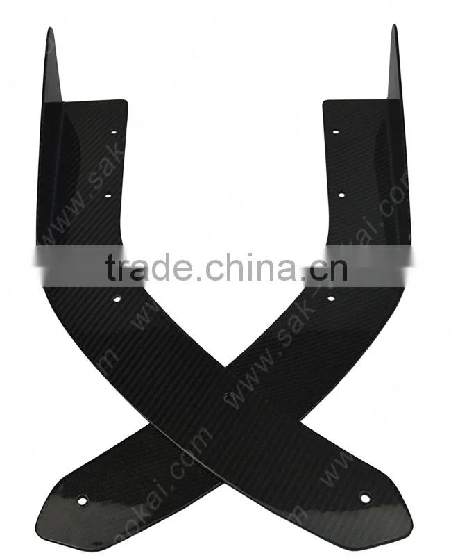 Canard Wing C style carbon fiber lip splitter fit to all cars