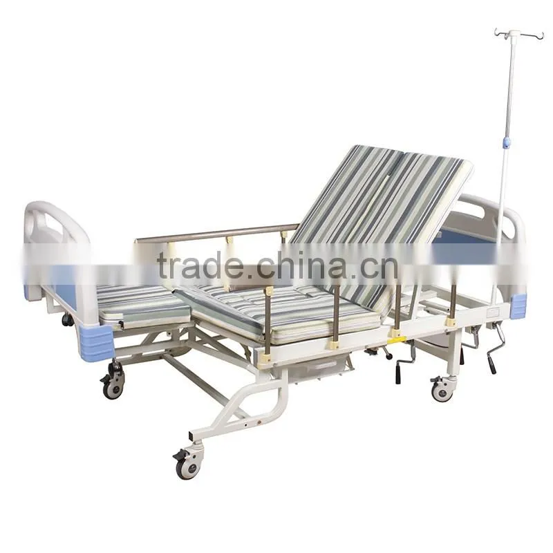 Alibaba china household multifunctional manual hospital bed made in china