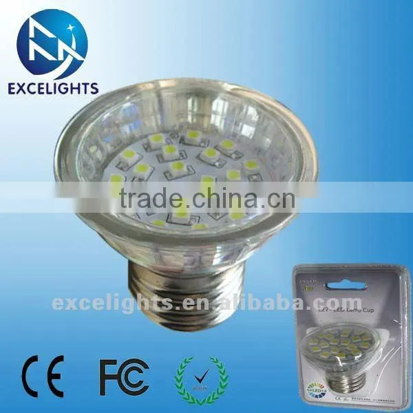 E27 3528 LED Spot 1W