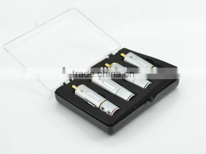 Audiocrast AR-204 High Performance Gold Plated Terminal audio video cable plug