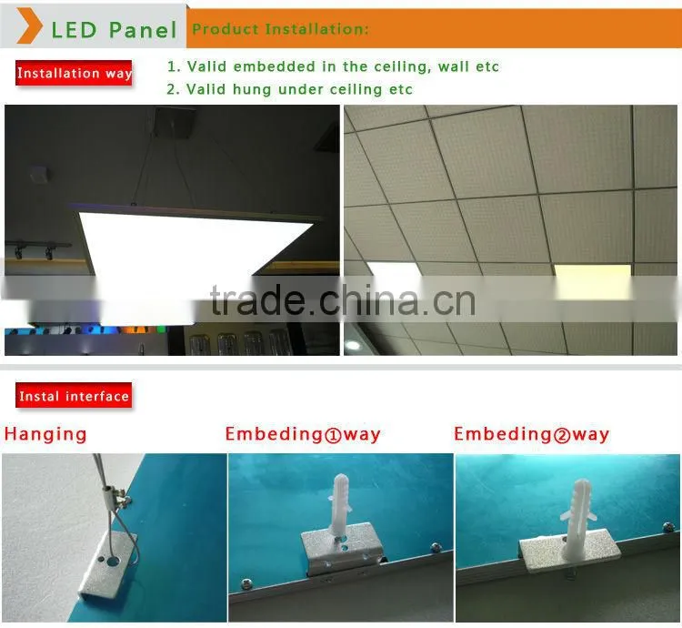 3 years warranty external UL listed driver surface mounted 60x60cm 40w led panel light