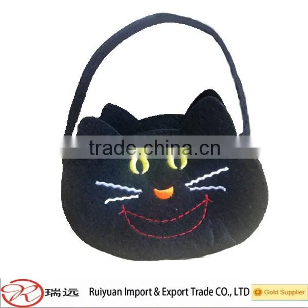 2016 Up to date cute night owl felt bag for halloween