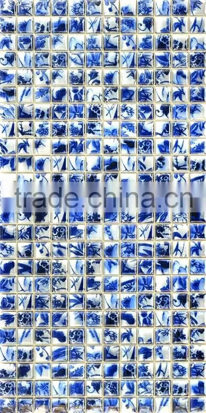 EMBOSS crystal glass mosaic tile 300*600mm kitchen bathroom tile